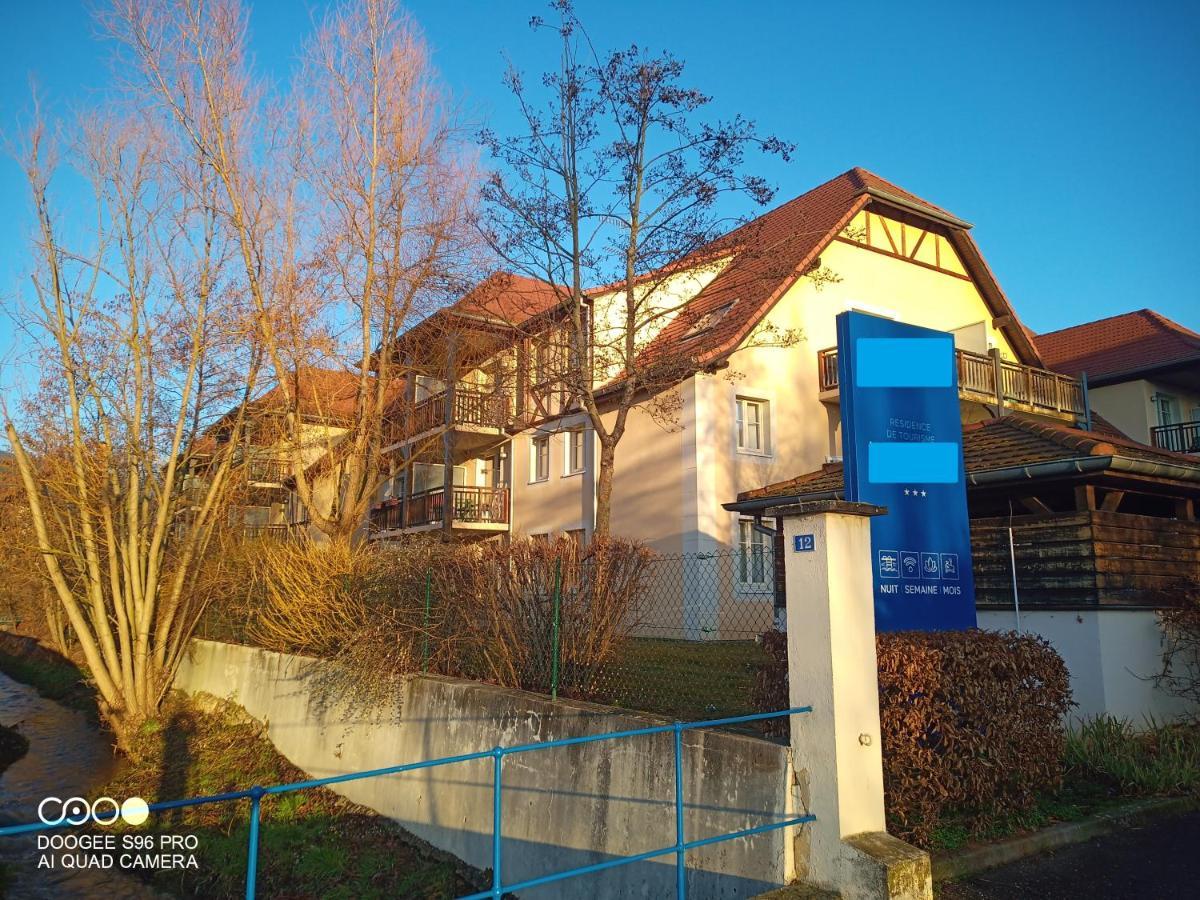 Bergheim Piscine Appartement Buitenkant foto