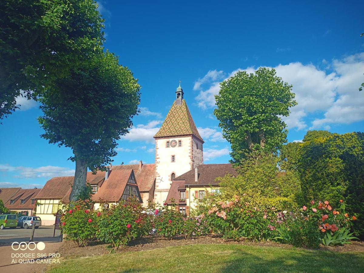 Bergheim Piscine Appartement Buitenkant foto