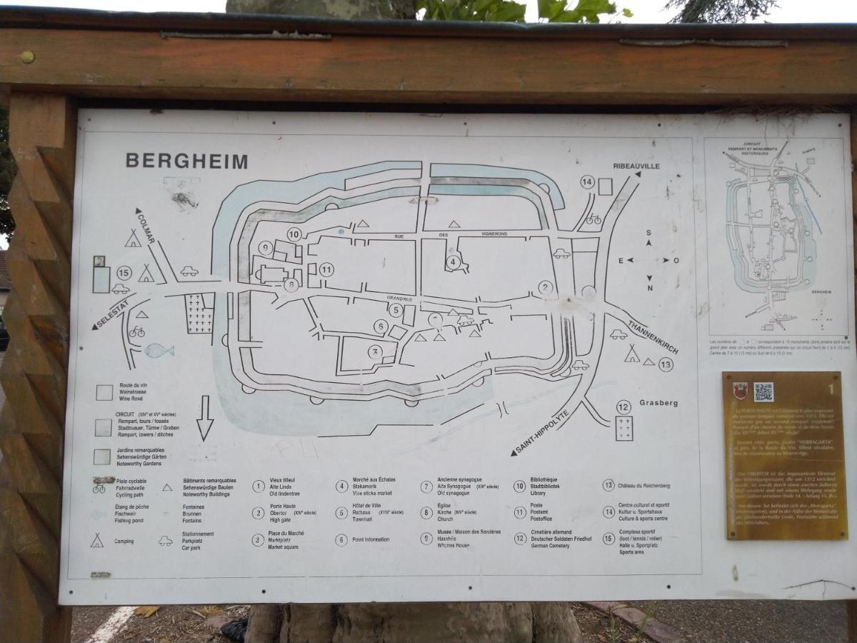Bergheim Piscine Appartement Buitenkant foto